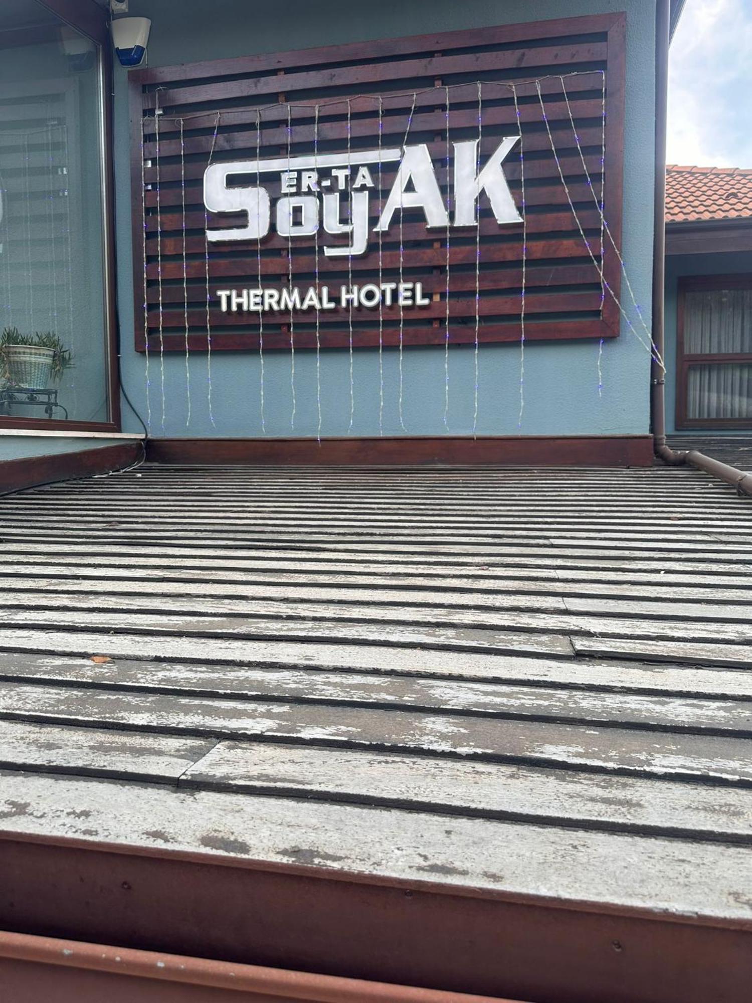 Erta Soyak Thermal Otel Cekirge Bagian luar foto